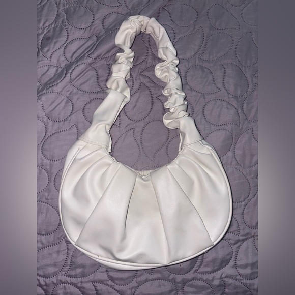 Women's Ruched Shoulder Bag Set - White, Black, Light Blue, Green includes all 4 - Picture 4 of 5